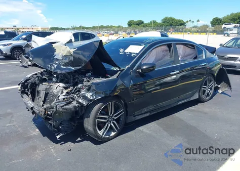 2017 Honda Accord Sport from USA, damaged, VIN 1HGCR2F54HA300973